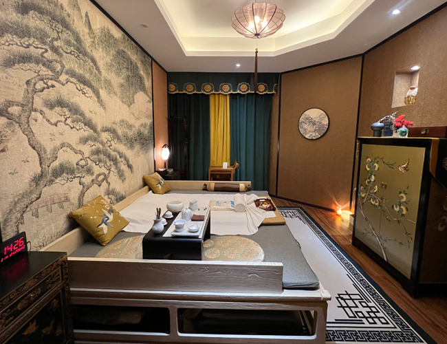 青岛市南足疗减压会所环境展示（二）一种真挚的艺术生活态度